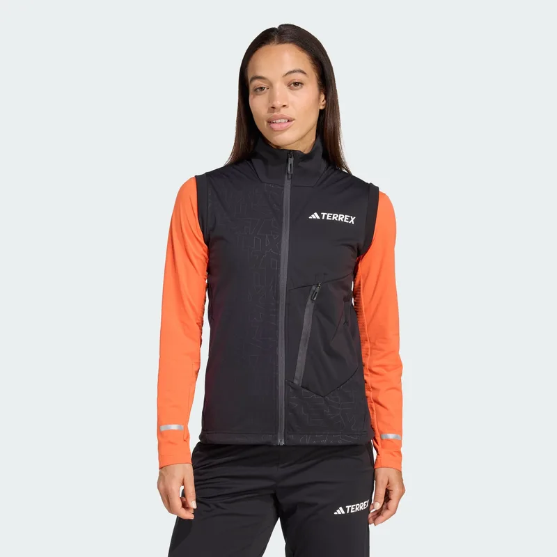 adidas Terrex Xperior Cross-Country Ski Softshell Γυναικείο Αμάνικο T-Shirt (9000253532_1469)
