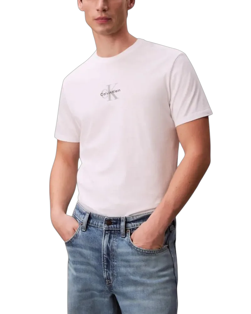 Ανδρικό T-shirt Λευκό Calvin Klein LV04RB866G-YAF
