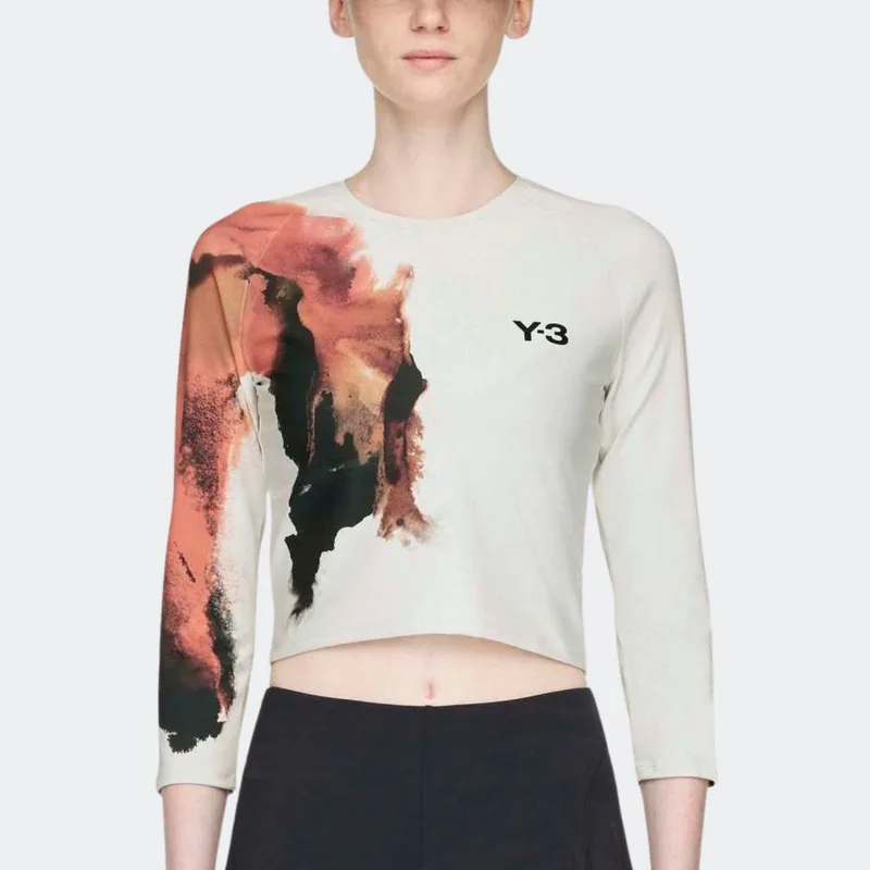 adidas Y-3 Pro Cropped Long Sleeve Women's Tennis T-Shirt