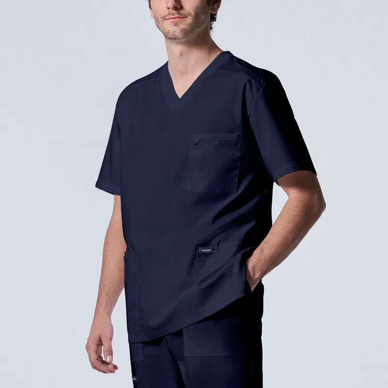 Ανδρική Μπλούζα Landau ProFlex | V-Neck | 4 Τσέπες | True Navy