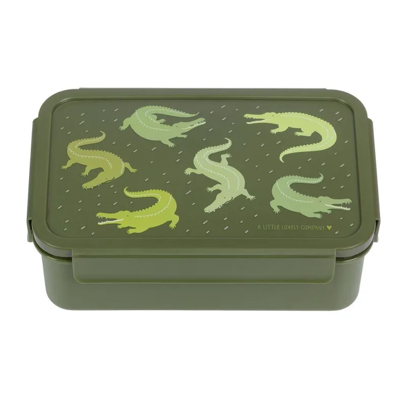 Δοχείο Φαγητού A Little Lovely Company Bento Crocodiles SBCRGR54