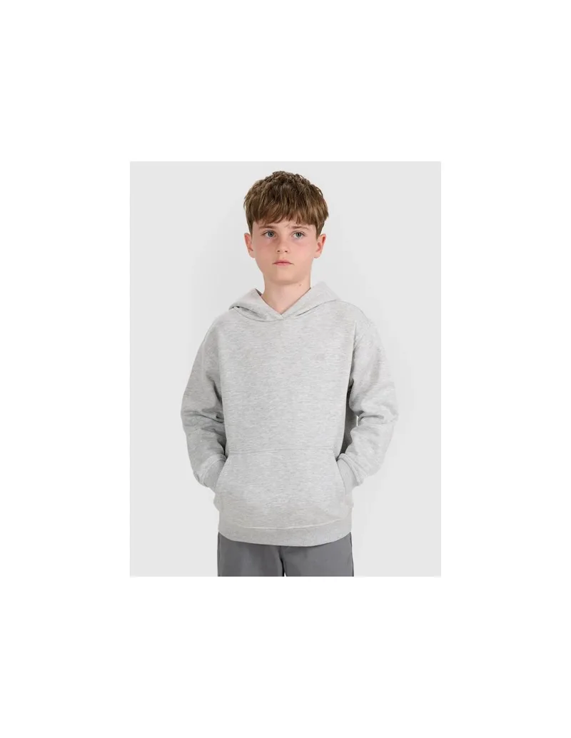 Boy's sweatshirt with hood open 4F 4FJWMM00TSWSM186025M