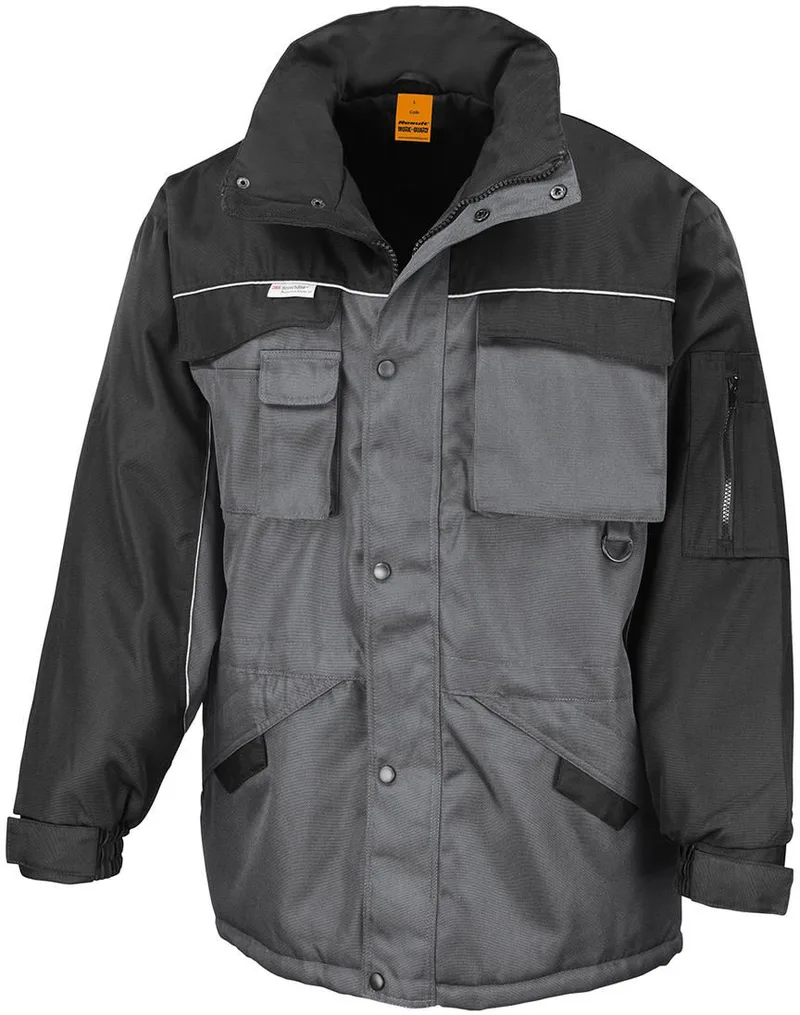 Μπουφάν Ασφαλείας Heavy Duty Combo Result R072X Grey/Black