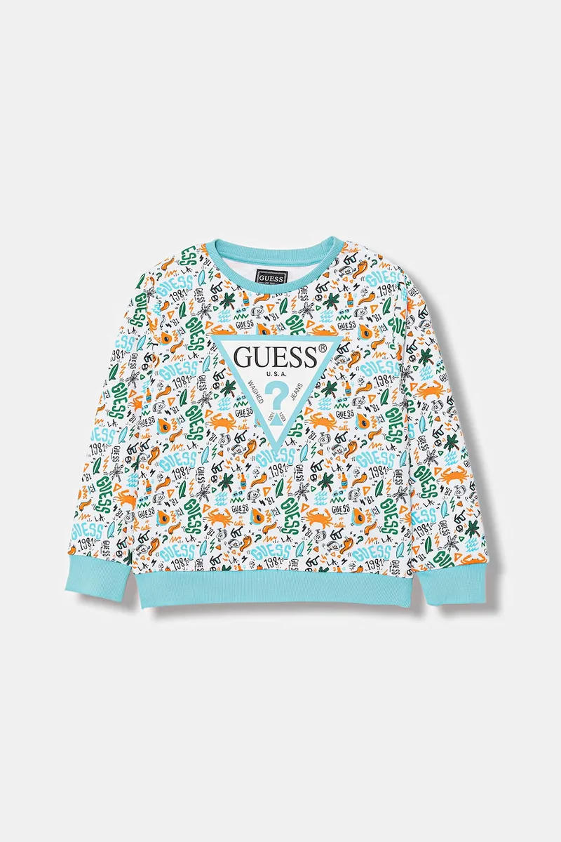 Guess Παιδική βαμβακερή μπλούζα Guess