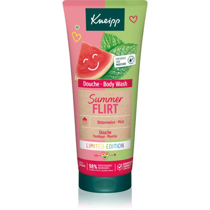 Kneipp Summer Flirt τζελ για ντους Watermelon & Mint 200 ml