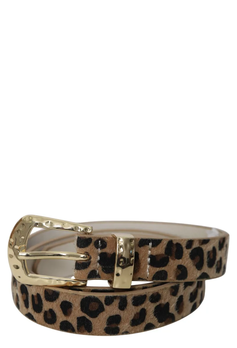 Zώνη Funky Buddha Με Λεοπάρ Print FBL010-157-10-BROWN Γυναικείο