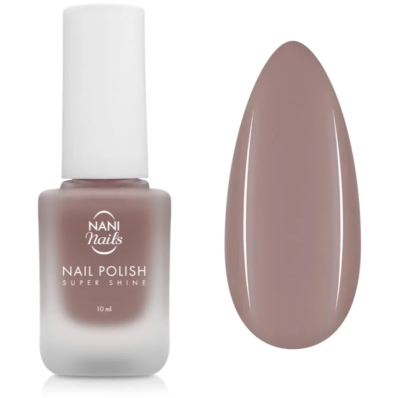 NaniNails NANI Super Shine βερνίκι νυχιών μακράς διαρκείας απόχρωση Caramel Veil 10 ml
