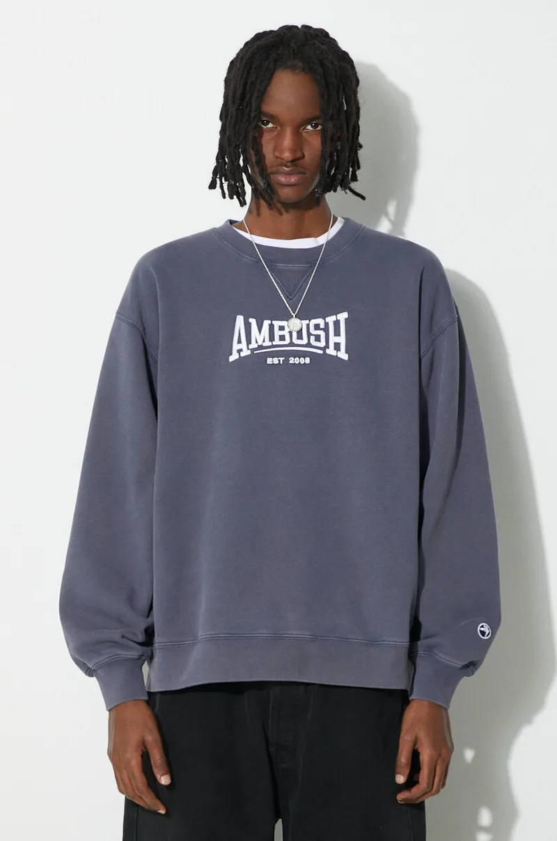 Βαμβακερή μπλούζα AMBUSH Graphic Crewneck Insignia