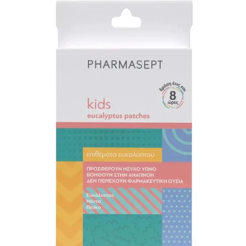 Pharmasept Kid Care Επίθεμα Ευκαλύπτου με Εκχυλίσματα Βοτάνων που Βοηθά την Αναπνοή, για Παιδιά Άνω των 3 Ετών 6 Τεμάχια