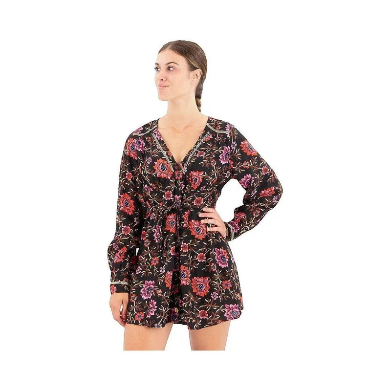 Κοντά Φορέματα Superdry Robe courte à col en V imprimé floral