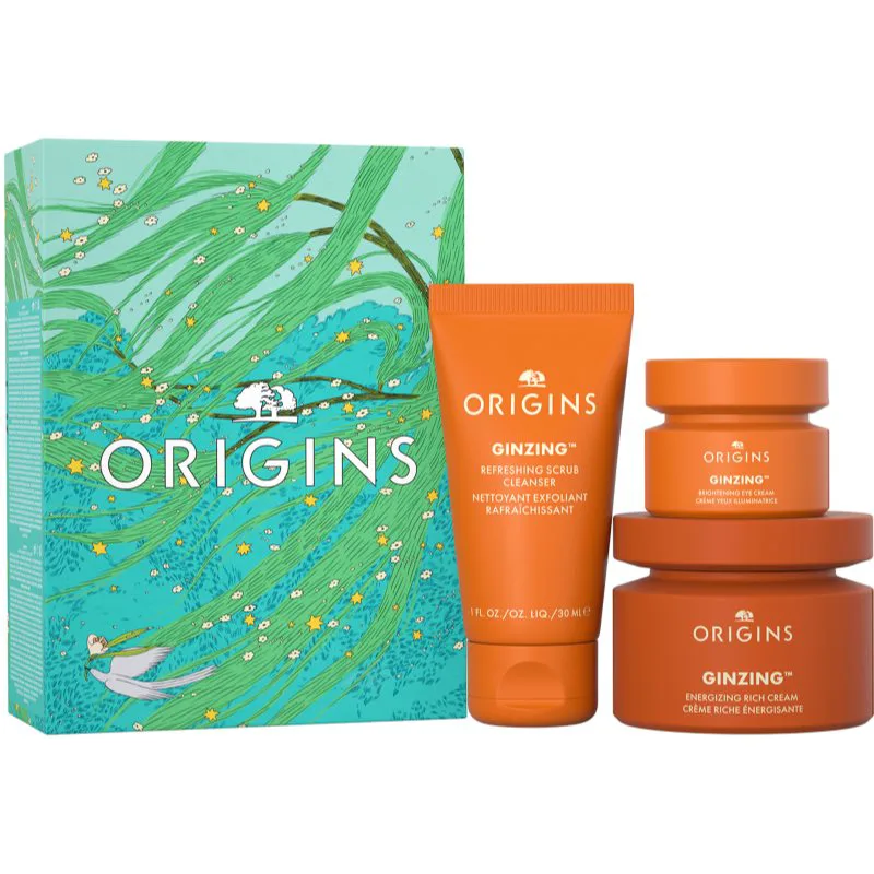 Origins GinZing™ Glowing Essentials σετ δώρου για ξηρή επιδερμίδα