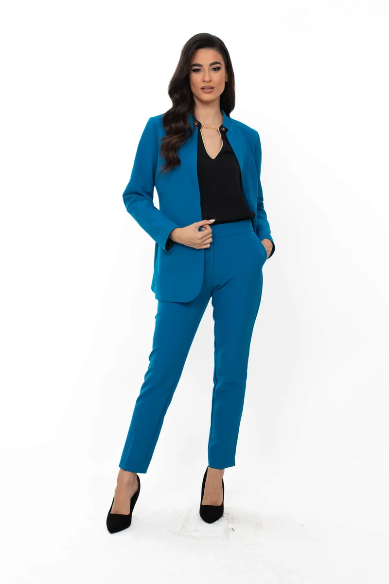 ΣΑΚΑΚΙ BLAZER ΜΑΚΡΥ ΜΠΛΕ ΡΟΥΑ ΜΠΛΕ ΡΟΥΑ