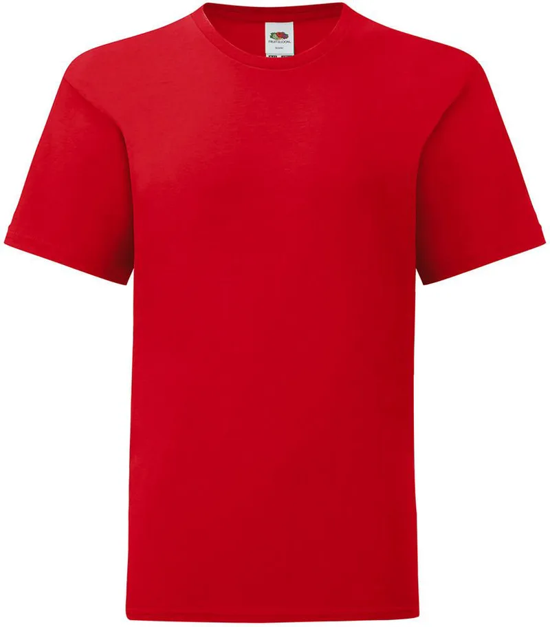 Παιδικό T-Shirt 61-023-0 Fruit of the Loom Iconic Red