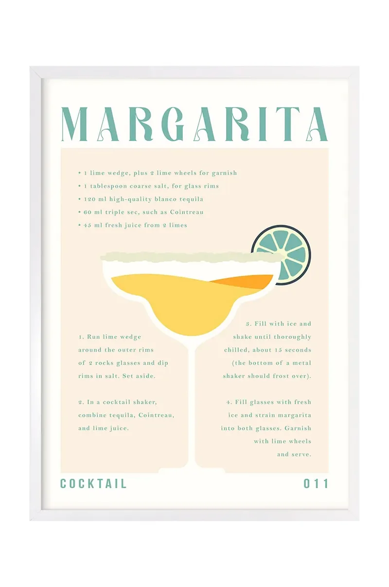 Διακοσμητικό τοίχου home & lifestyle Margarita Recipy