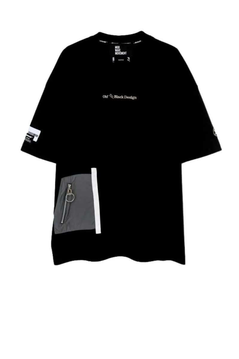 MOD WAVE MOVEMENT T Shirt BLACK CAPSULE 001 - Μαύρο-MW072020299-BLACK
