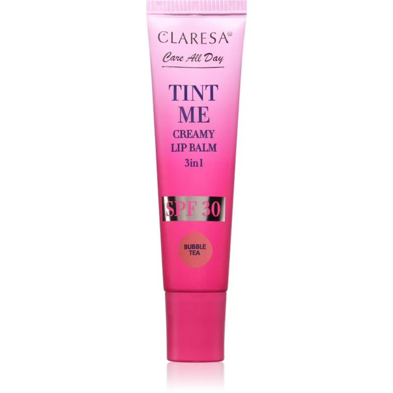 Claresa Tint Me Creamy Lip Balm Βάλσαμο για χείλη με ενυδατικό αποτέλεσμα απόχρωση Bubbletea 12 ml