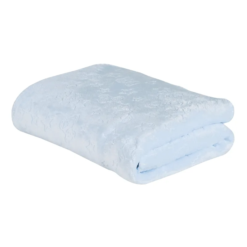 Κουβέρτα Fleece Αγκαλιάς-Λίκνου 75x100εκ. Relax 4905 Γαλάζιο Das Baby (Ύφασμα: Polyester, Χρώμα: Γαλάζιο , Μέγεθος: Λίκνου) - Das Baby - 620511704905