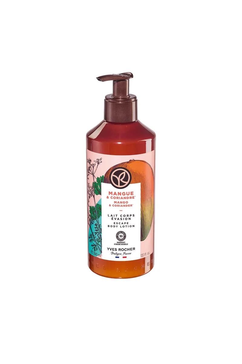 Yves Rocher Mango & Coriander Escape Body Lotion 390 ml - 40426