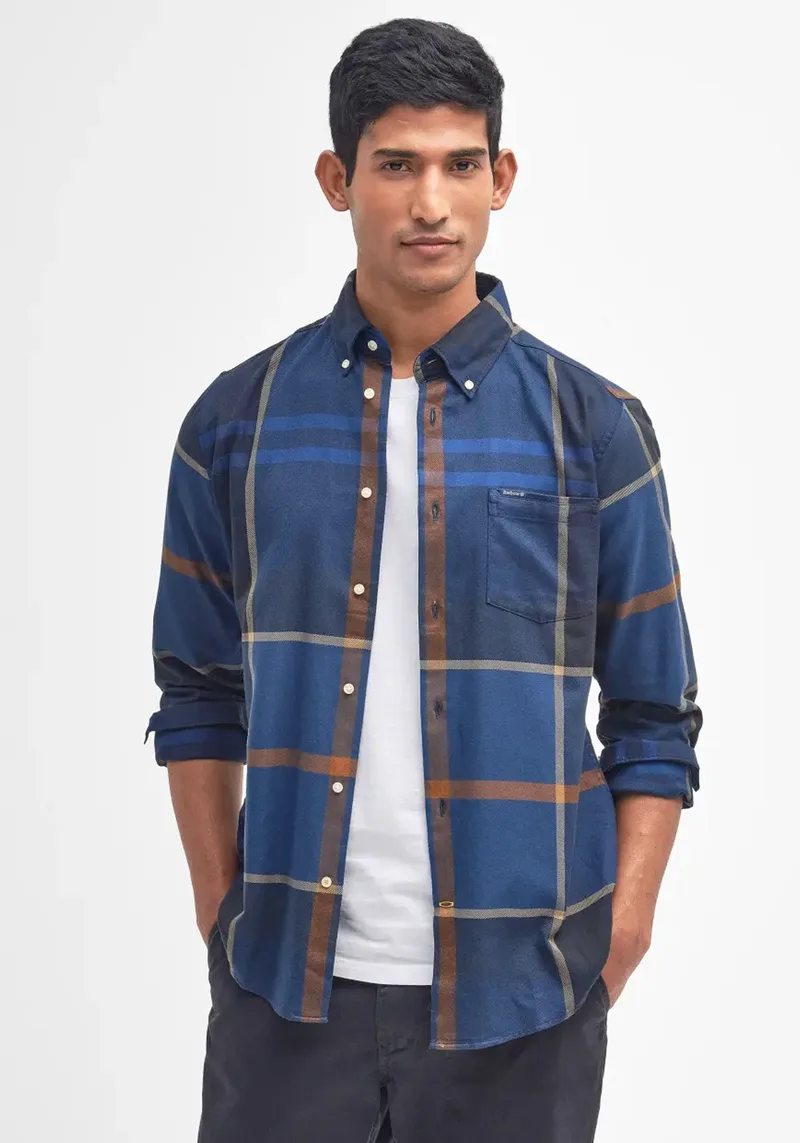 Barbour Πουκάμισο της σειράς Dunoon - MSH4980 BRTN54 Midnight Tartan