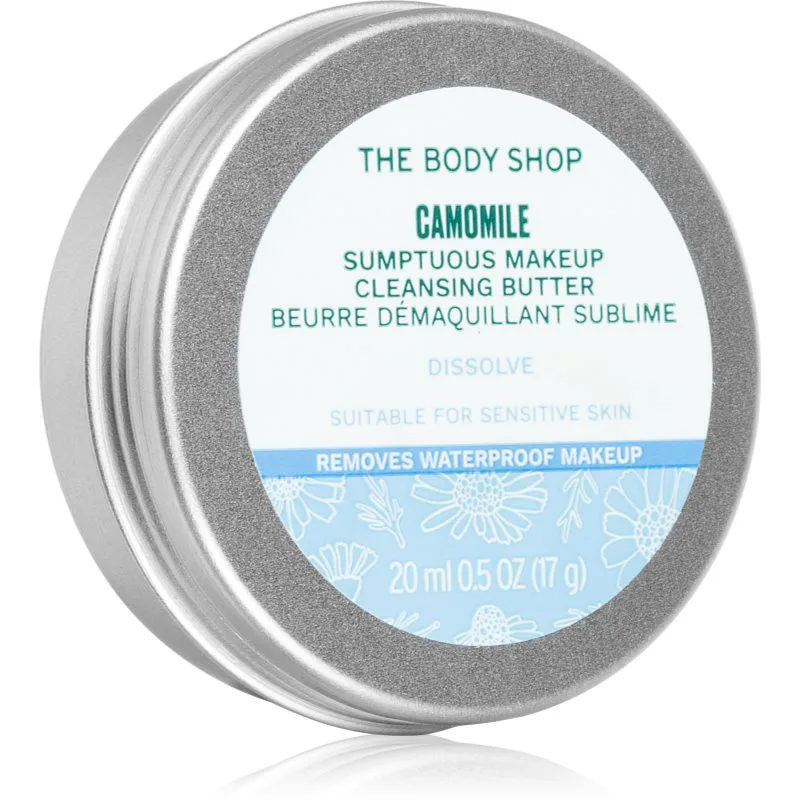 The Body Shop Camomile Sumptuous Cleansing Butter βάλσαμο για ντεμακιγιάζ και καθαρισμό για το πρόσωπο 20 ml