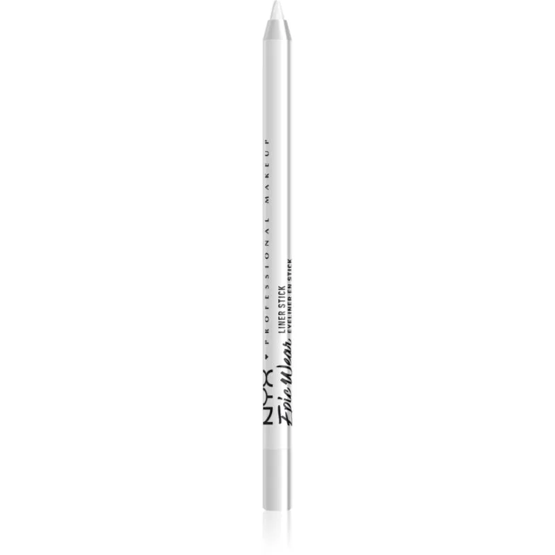 NYX Professional Makeup Epic Wear Liner Stick αδιάβροχο μολύβι για τα μάτια απόχρωση 09 - Pure White 1.2 γρ