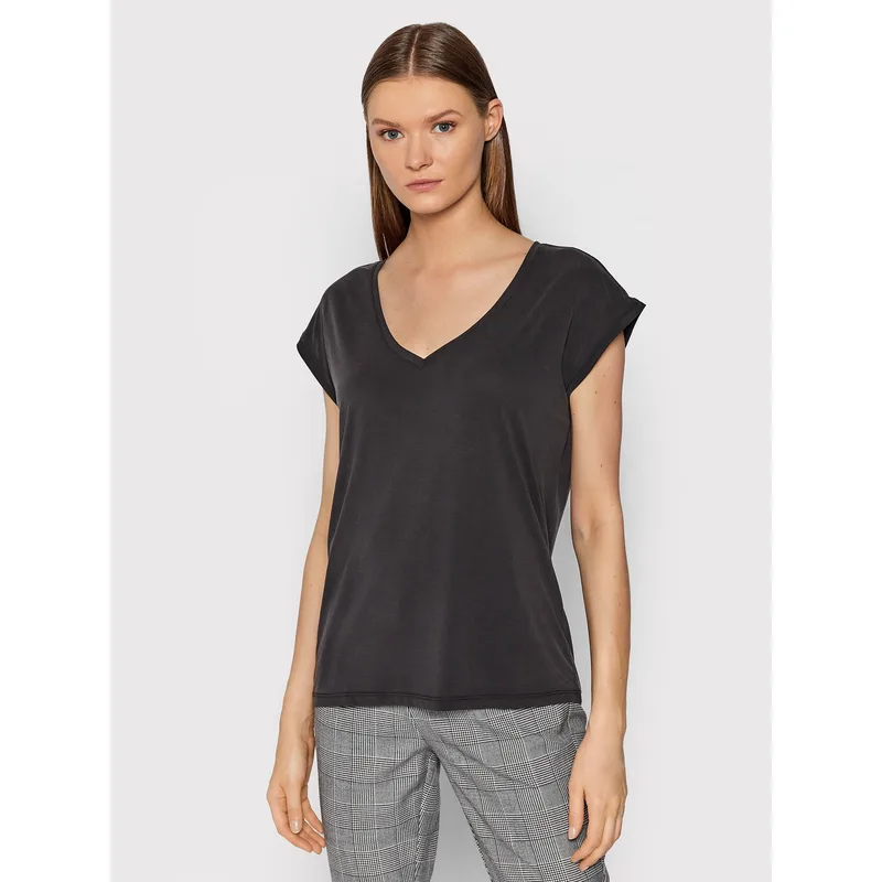 Vero Moda T-Shirt Filli 10247666 Μαύρο Regular Fit