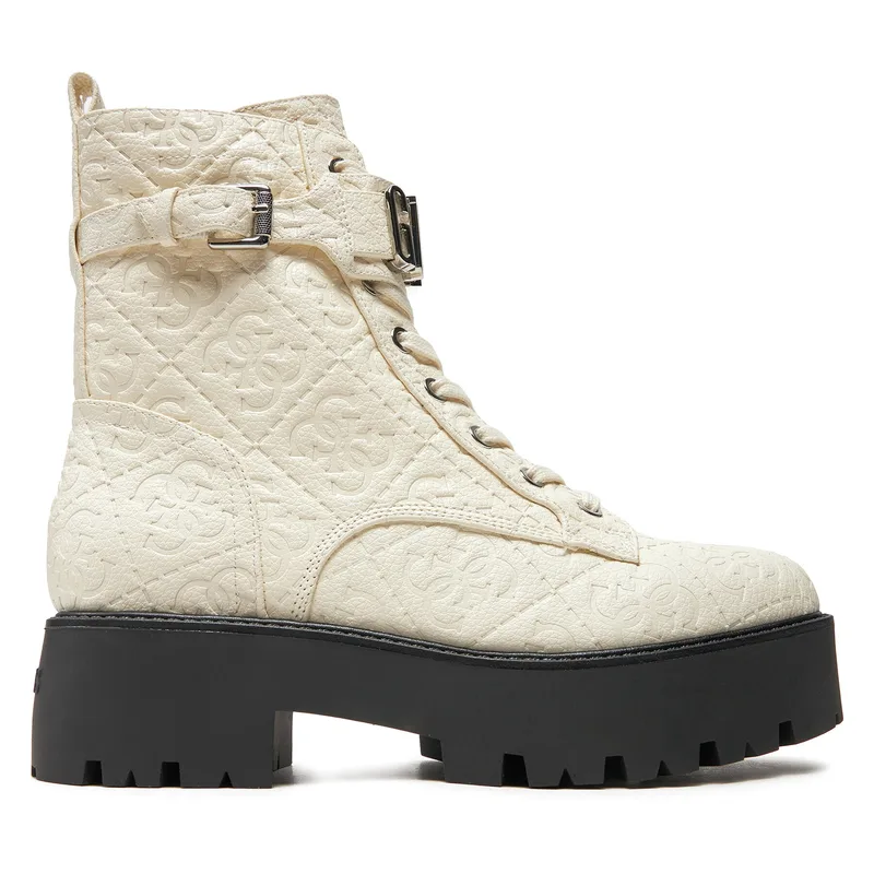 Μποτίνια Guess Vaires FLTSOM FAL10 Λευκό