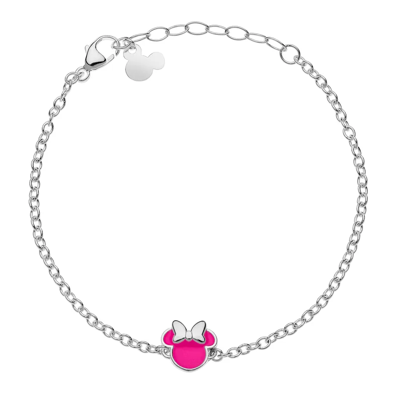 DISNEY Βραχιόλι Παιδικό Από Ασήμι Minnie Mouse BS00058SL-55.CS