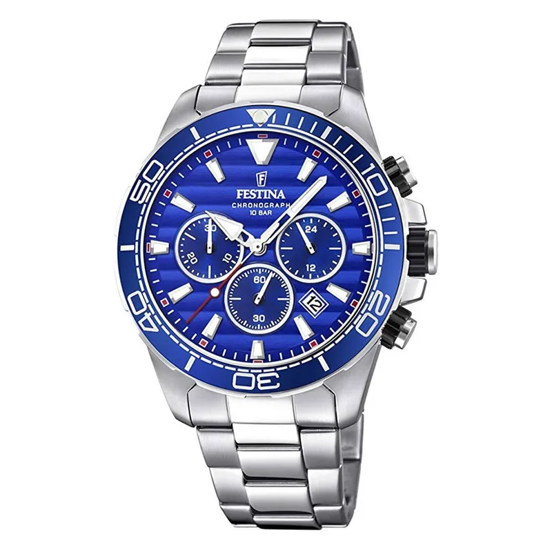 FESTINA Chronograph Stainless Steel Bracelet F20361-2