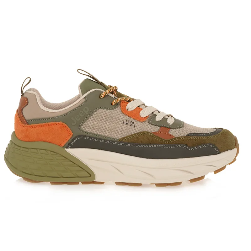 JEEP ΑΝΔΡΙΚΟ SNEAKER GROOVE MESH JM51091A 036 KHAKI