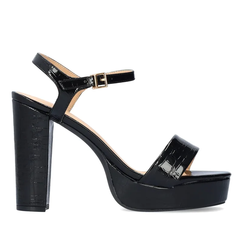 Andres Machado 5732-01 Πέδιλο Μαύρο 12cm