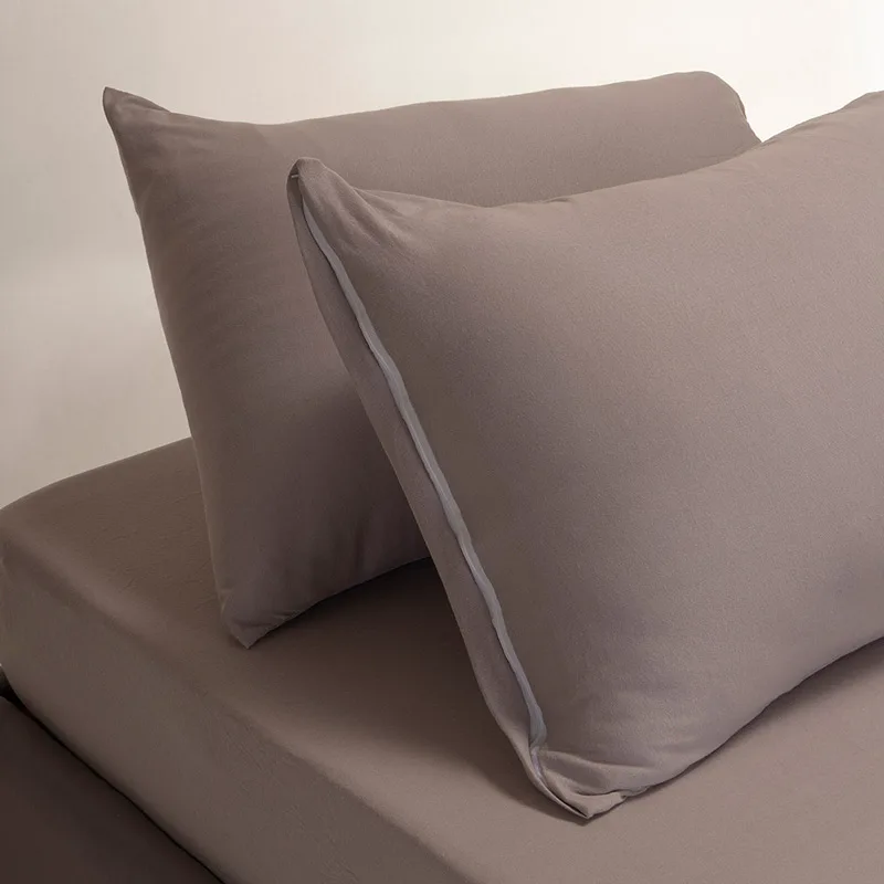 Σεντόνι Μονό Με Λάστιχο Σετ Melinen Jersey Grey 100x200+25