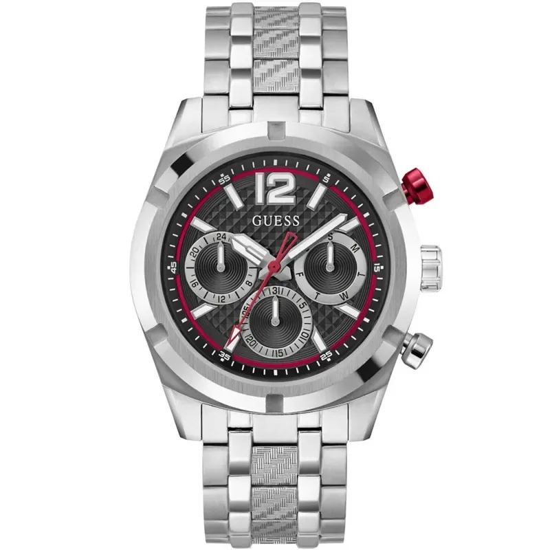 Aνδρικό ρολόι Guess Resistance Silver Stainless Steel Bracelet GW0714G1 GW0714G1 Ατσάλι