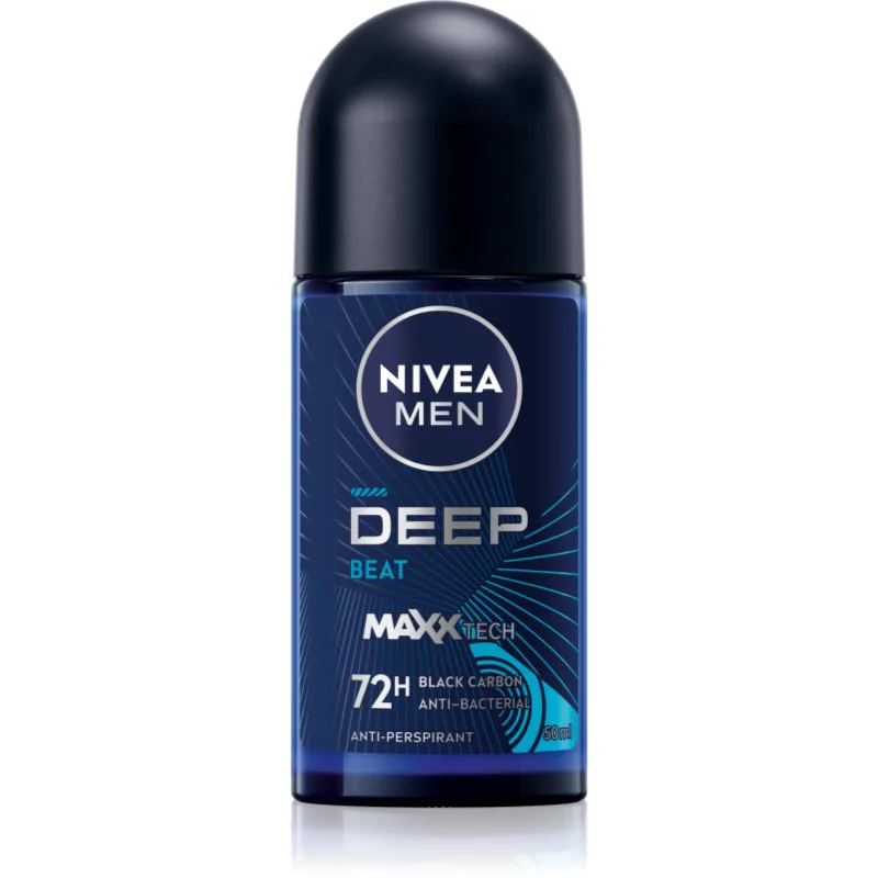 NIVEA MEN Deep Beat αντιιδρωτικό μπίλια 72 ώρες για άντρες 50 ml