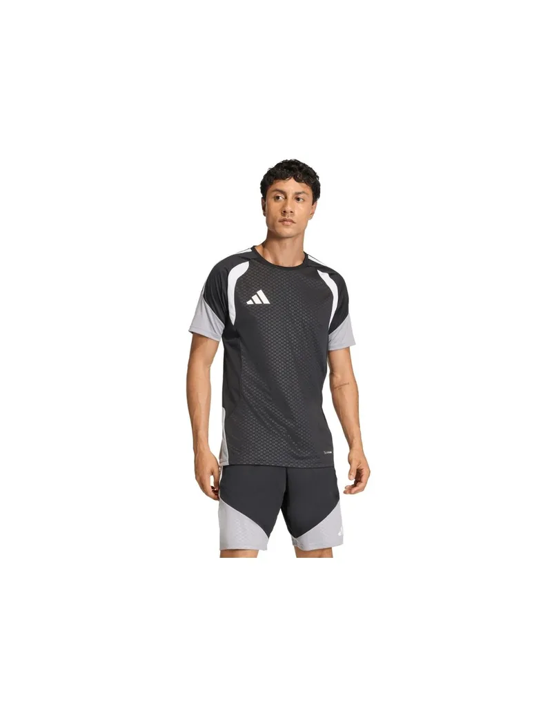 Men's adidas Tiro 26 Competition Training Jersey black gray and white JX4254