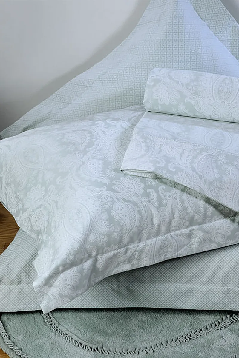 DOWN TOWN Home σετ παπλωματοθήκη king size με floral print "586 (3 τεμάχια) - 14-0054