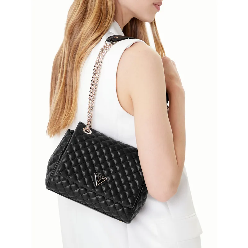 Τσάντα Guess Everlee HWQG86 79210 Μαύρο