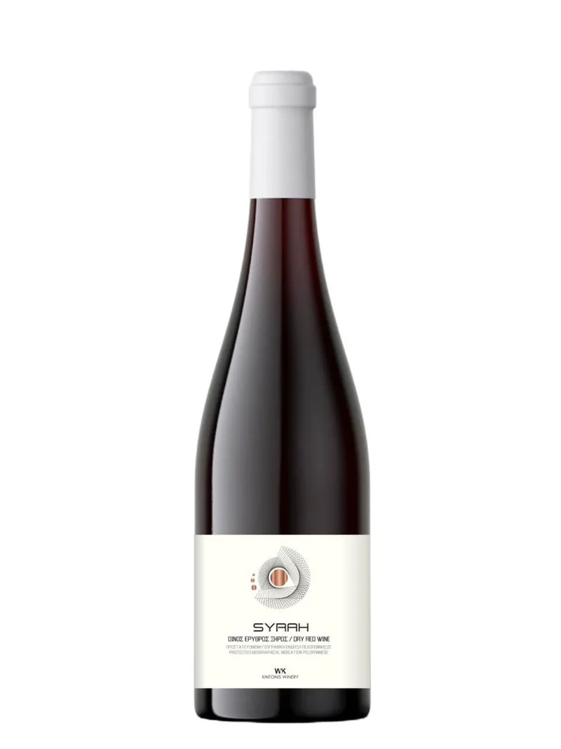 Syrah Π.Γ.Ε Πελοπόννησος "Οινοποιία Κιντώνης" ερυθρός οίνος 750ml >