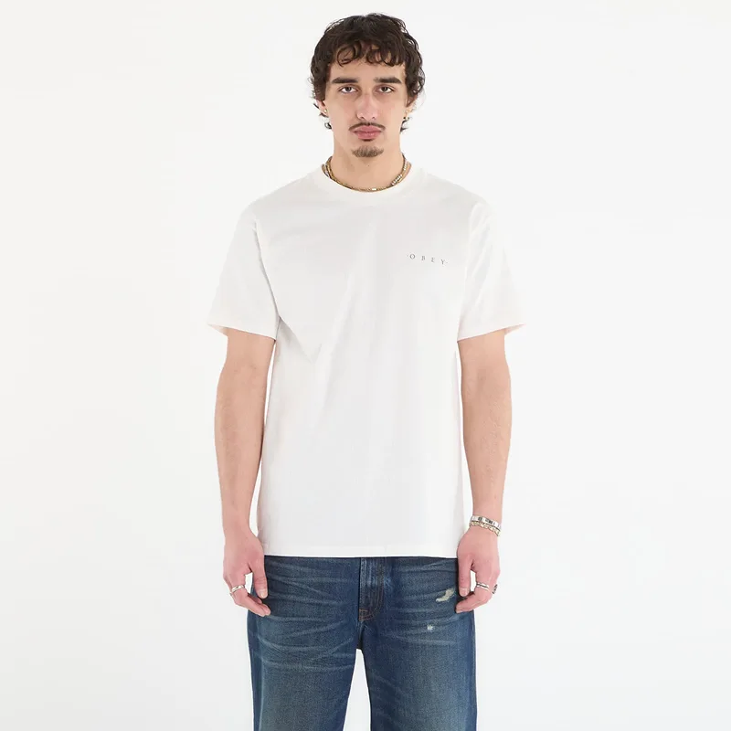 T-shirt OBEY Architecture Of The Uni Vintage White M