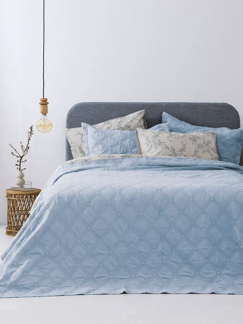 Σετ Κουβερλί Υπέρδιπλο Palamaiki Ifigeneia Denim 220x240