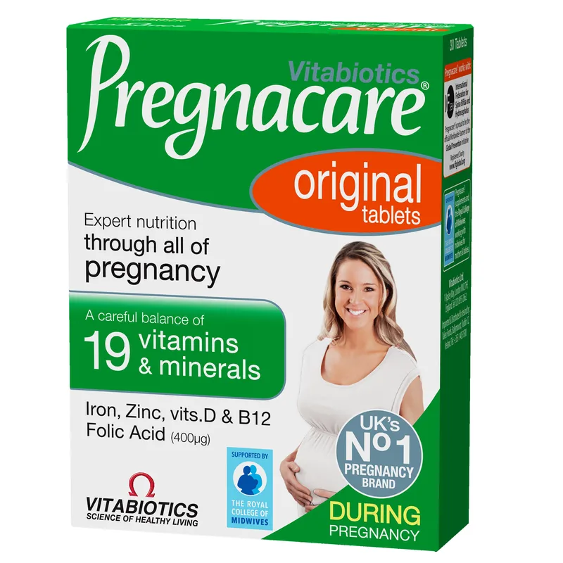Vitabiotics Pregnacare Original Συμπλήρωμα Διατροφής για την Υποστήριξη των Γυναικών Κατά την Περίοδο της Εγκυμοσύνης 30tabs