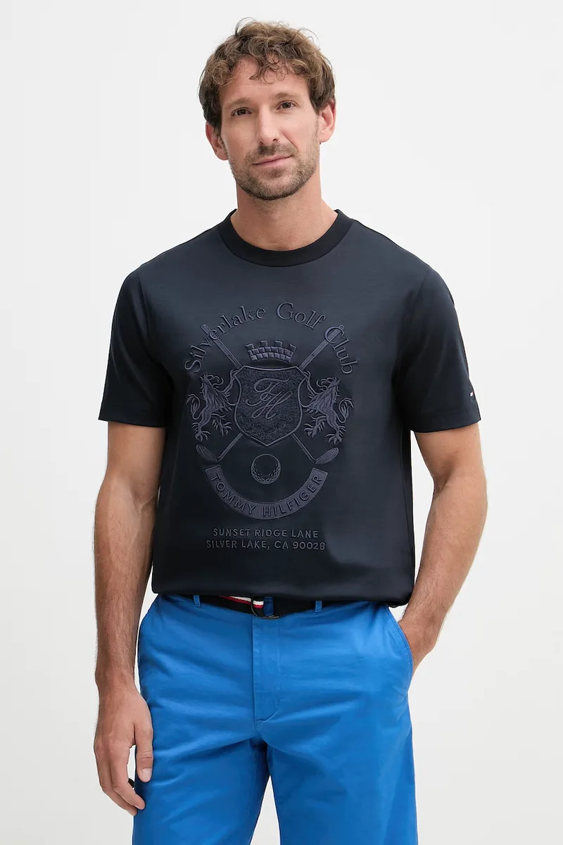 Tommy Hilfiger T-shirt Ανδρικό με βαμβάκι