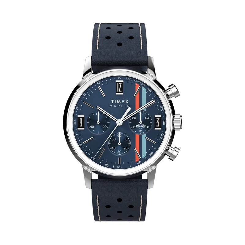 Ρολόι Timex Marlin® Chronograph TW2W99000 Ασημί
