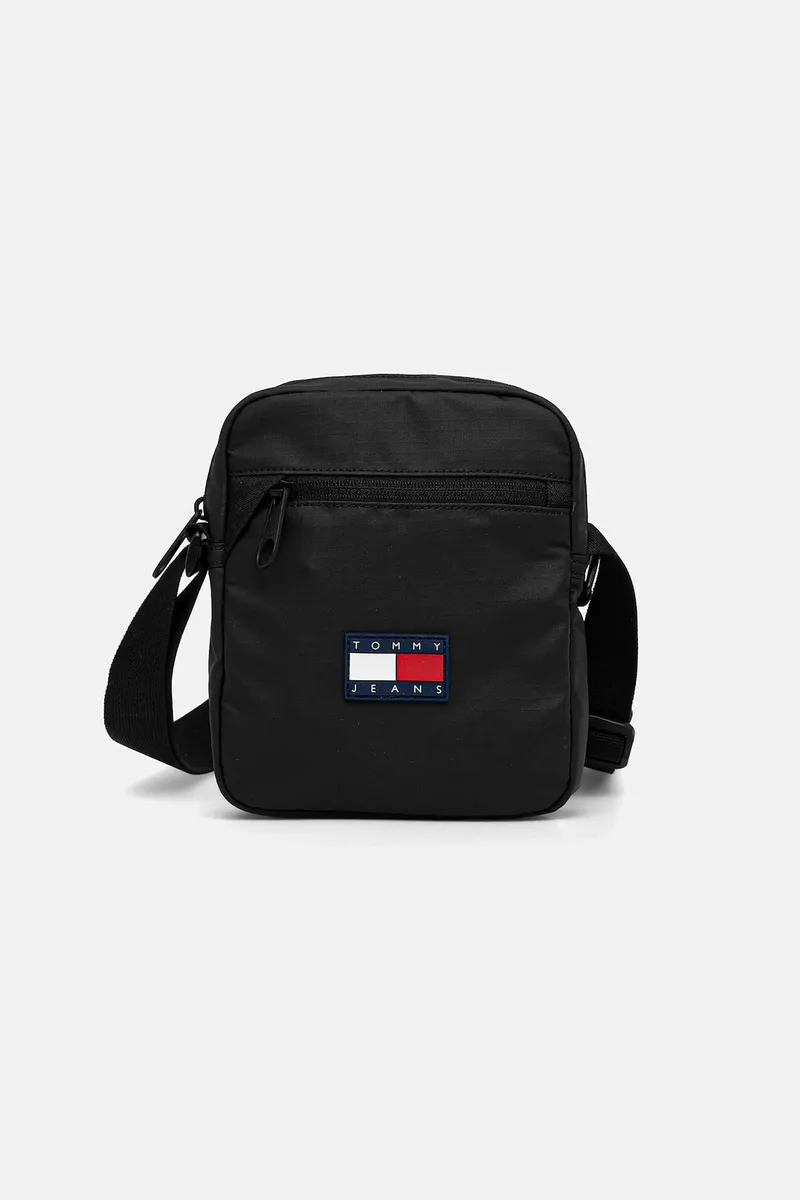 Tommy Jeans ανδρικό τσαντάκι crossbody με λογότυπο - AM0AM13881 Μαύρο