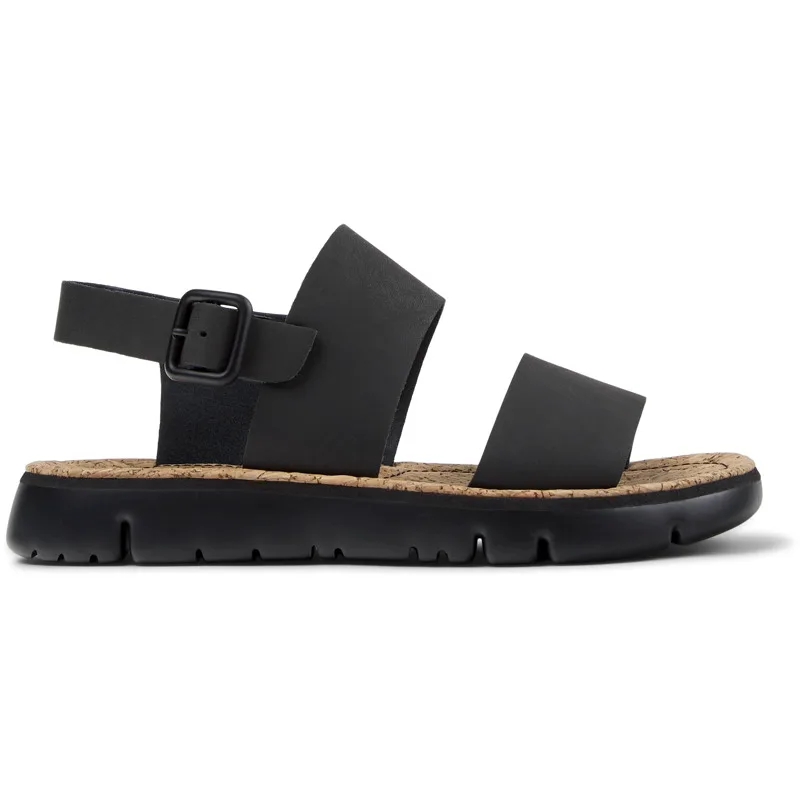 CAMPER Oruga - Πέδιλα Για Γυναικεία - Μαύρο, Μέγεθος , Smooth leather
