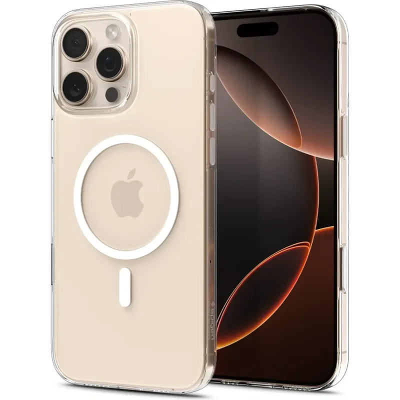 Θήκη iPhone 16 Pro Max Spigen Thin Fit T MagFit Ανθεκτική Σκληρή με MagSafe & Κάλυμμα για Camera Control - Clear White (ACS09315)