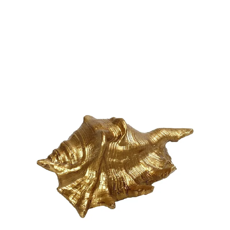 Διακοσμητικό Επιτραπέζιο Κοχύλι Polyresin Χρυσό ESPIEL 14x10x6εκ. MT2725K2 (Σετ 2 Τεμάχια) (Υλικό: Polyresin, Χρώμα: Χρυσό ) - ESPIEL - MT2725K2