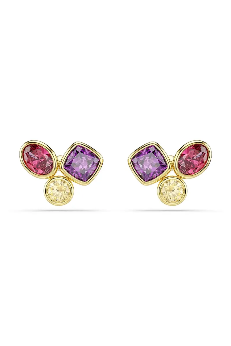 Swarovski σκουλαρίκια γυναικεία επιχρυσωμένα ζιργκόν IMBER