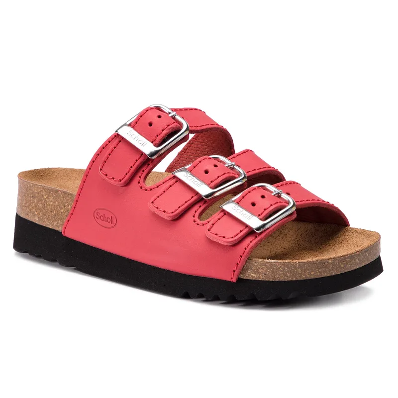 Παντόφλες Scholl Rio Wedge Ad F26454 1051 360 Κόκκινο