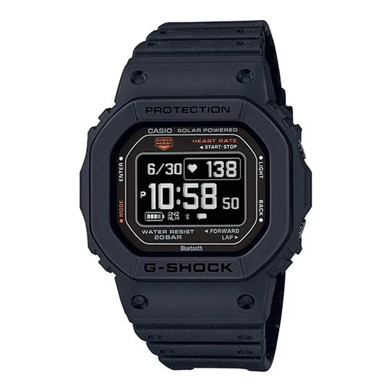 CASIO G-Shock G-Squad Solar Chronograph Black Biosourced Strap DW-H5600-1ER